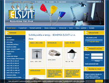 Tablet Screenshot of elsvit.cz